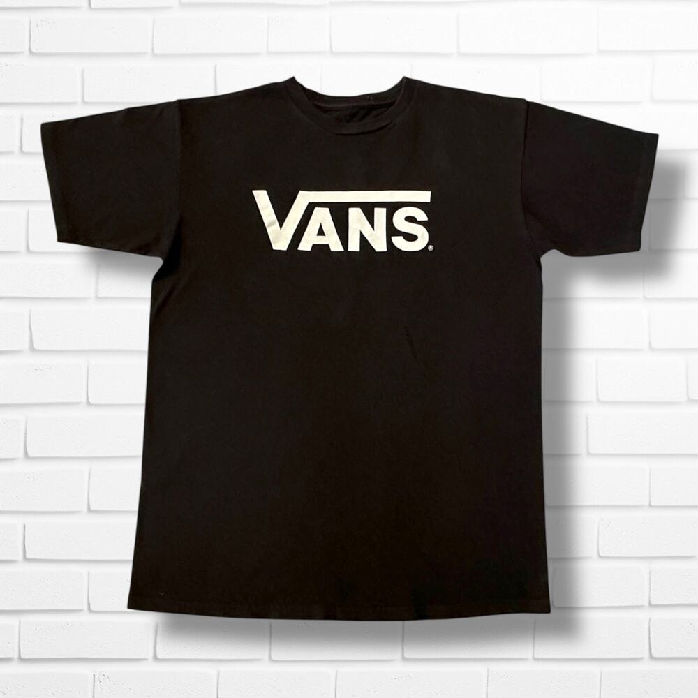 Vans Short Sleeve T-Shirt Black Mens Sz Small Cotton Streetwear Skater Gorpcore